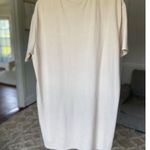 ZARA  Short Sleeve Polo Dress Cream Summer XL Minimal Soft Resort Coastal Clean Photo 2