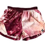 Nike Women’s Dri-Fit Repel Trail Running Shorts 3” Red/Peach Tie Dye Size Medium Photo 0