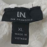 I.N. San Francisco  Off Shoulder White Lace Sheer Floral Blouse.XL Cottagecore Photo 9