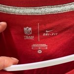 Nike NFL Giants Dri-Fit Red V-Neck Short Sleeve Tee Photo 3