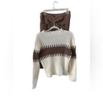SheIn Large Brown Mock Neck Sweater and Knit Skirt Photo 9