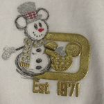 Spirit Jersey Walt Disney World Holiday Silver Gold Christmas Castle Velour - M Photo 4