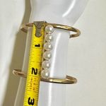 Jules Smith Pearl gold tone Bracelet Cuff Photo 6
