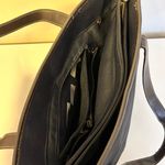 Amanda Smith  Canvas Multi Compartment Laptop Work Tote Bag Purse Blue Red White Photo 2