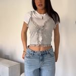 Primark Layered Tie Front Shirt Photo 3