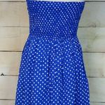 Annabella by Francesca Large Blue Polka Dot Dress Photo 4