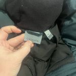 Athleta Goose Down Puffer Winter Coat Navy Blue Women’s Small Full Zip EUC Photo 10