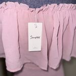 Simplee Apparel Simplee NWT Smocked Ruffle Hem Off Shoulder Boho Dress Size XL Photo 6