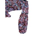 VICI  Women's Floral Print Balloon Sleeves Dress Tie Waist Flowy Skirt Spring M Photo 10