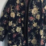 Vintage Indago Design Floral Tapestry Reversible Art to Wear Kimono Jacket Size M Photo 0