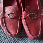 Cole Haan Red Leather Slip On Driving Loafers Moccasins Shoes Size 7.5 Photo 7