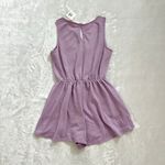 Sophie & Trey Nwt Purple Ribbed Romper Photo 3
