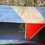 Sweaty Betty  Power Short Womens Colorful Blue Red Medium Athletic Photo 3