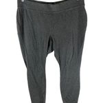 Lands' End Women's Starfish Mid Rise Knit Leggings Cotton Stretch Gray 1X Photo 0