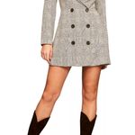 Reformation Plaid Tuxedo Jacket Photo 0