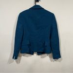 Akris NWT  jacket AADA teal 100% wool women’s blazer size 8 Photo 4