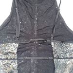 Free People NWOT James Silver Sequin Open Back Tank MEDIUM Photo 8