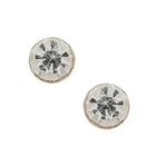 8 Other Reasons  Exquisite Crystal Stud Earrings Gold Women's Size OS Photo 0