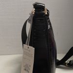 A New Day Black Puffer Hobo Bag with Detachable Crossbody Strap Shiny Soft NEW Photo 8