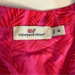 Vineyard Vines Painted Palm Tiered Top in Raspberry Rose Size M Photo 6