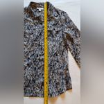 Dana Buchman  Women's Long Sleeve Snake Print Button Front Blouse Size medium Photo 12