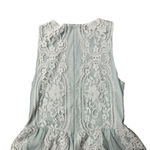 For Love & Lemons Blue Bell Lace Romper Green Photo 6