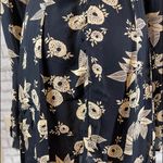 ASOS dress 2 mini bell sleeves cut out floral party long sleeve pleats. Photo 5