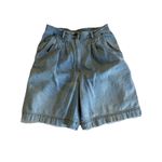 Vintage Together Denim Shorts Size 12 Pleated Jorts Fun Pocket Blue Photo 11