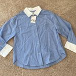 ZARA loose fit button up shirt. Xs Photo 1