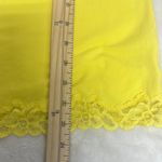 Coldwater Creek Yellow Lace Trim Tank Top Photo 3
