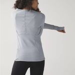 Lululemon kanto to catch me long sleeve herringbone heathered white slate top 8 Photo 1