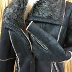 Coffee Shop CoffeShop Faux-Fur-Trim Moto Jacket Size M Photo 5