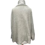 Soft Surroundings  Sweater M Khaki Tan Black Cowl Neck Cotton Blend Pullover Photo 4