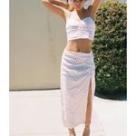 ZARA  Ditsy Floral Midi Skirt Side Slit Summer Size Medium Photo 1