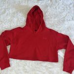 Lululemon All Yours Cropped Hoodie *Team Canada Crimson Red Size 12 NWT Photo 2