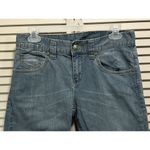 BCBGMAXAZRIA Denim Jeans Zipper Detail Size 26 Womens Mid Rise Light Wash Logo Photo 1