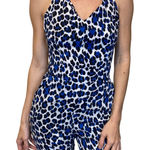 Karina Grimaldi  Animal Print Halter Open Back Jumpsuit Maximalism Photo 0