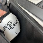 Paper Heart  Strapless Black Cream Colorblock Midi Maxi Dress Size Large Photo 7