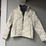 The North Face White Puffer Coat Photo 0