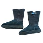 UGG  Shaina Black Suede Sweater Boot Size 7 Photo 4