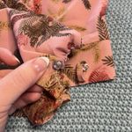 Sensi Studio Safari Pink Wrap Tunic Zebra Dress Red Sz S Photo 4