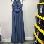 Lulus Be Mellow Denim Blue Maxi Dress Photo 1