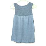 Joie  Size Medium‎ Blouse Blue Sleeveless Ruched Elastic Flare Cottagecore Casual Photo 1