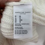 American Eagle Size XS Sweater Henley Cropped Long Sleeve Chunky Knit Women’s Photo 4