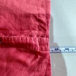 Chico's Vintage Chico’s 100% Linen Pink Bombay Button Down Shirt Size XL Roll Tab‎ Photo 7