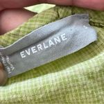 Everlane  Tiered Dress gingham check billow maxi womens Green (small) minimalist Photo 2