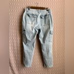 KanCan Felicity High Rise Slim Straight Leg Cargo Pants Sz 13/30‎ Blue Photo 2