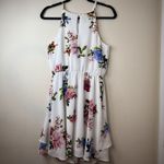Iz Byer  Women's Floral Sleeveless Elastic Waist Ruffle Summer Dress‎ Size M # Photo 10