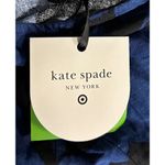 New Kate Spade New York x Target Jumpsuit Blue Black Floral Size 17 Linen Blend Photo 4