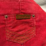 Roxy  Tote Bag Y2k Red Corduroy Front and Back Pockets Double Handle Straps Vtg. Photo 1